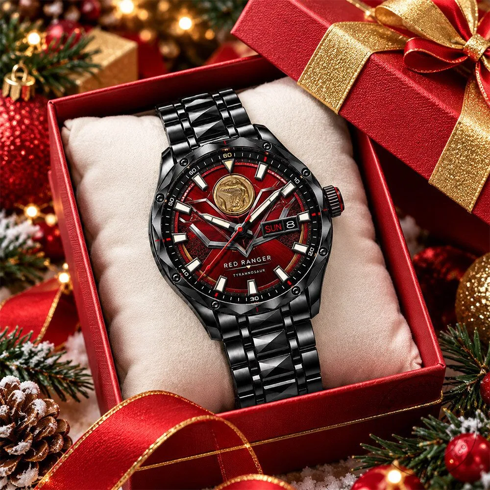 Power Rangers Red Ranger Tyrannosaurus Concept Fan Gentleman Watch
